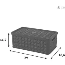 Tontarelli Arianna 4 Lt – Scatola in plastica con coperchio