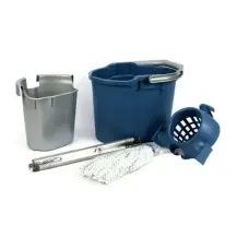 TONTARELLI Set Pulizia 16L/5L con Spremitore e Mocio – 12 Set