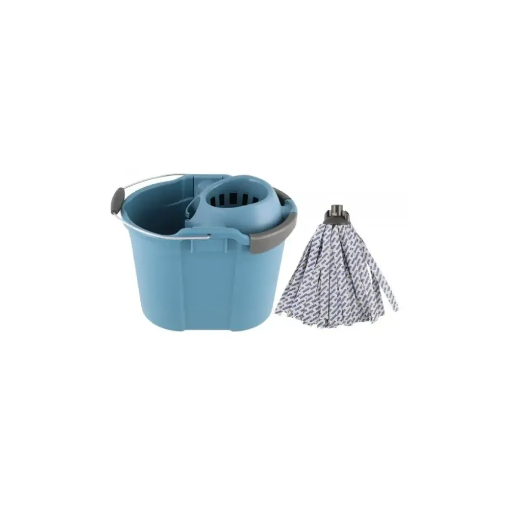 TONTARELLI Set Pulizia 16L/5L con Spremitore e Mocio – 12 Set