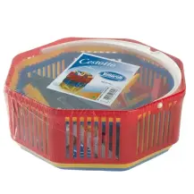 Tontarelli Cestotto Rondella in plastica 19x17 cm – con maniglia