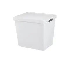 Tontarelli Maya Scatola Portaoggetti 23,9 L in Bianco