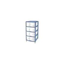 Cassettiera Tontarelli Bamb&ugrave; 4 Cassetti Celeste 36x34x80 cm
