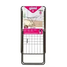 Gimi Glory Stendibiancheria 18 Metri Acciaio Nero
