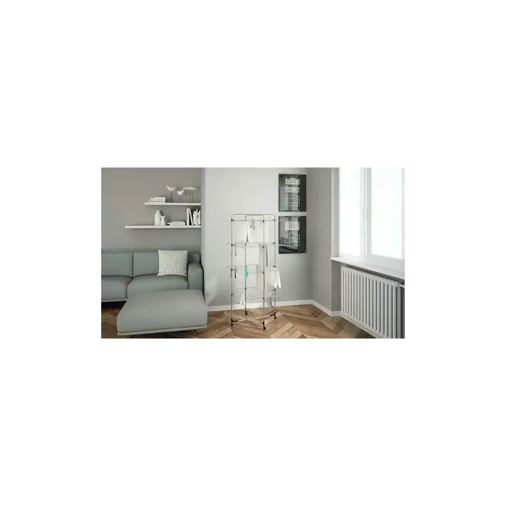 Stendibiancheria Torre Colombo ST194/4 Silver 4 Piani 40m