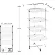 Stendibiancheria Torre Colombo ST194/4 Silver 4 Piani 40m