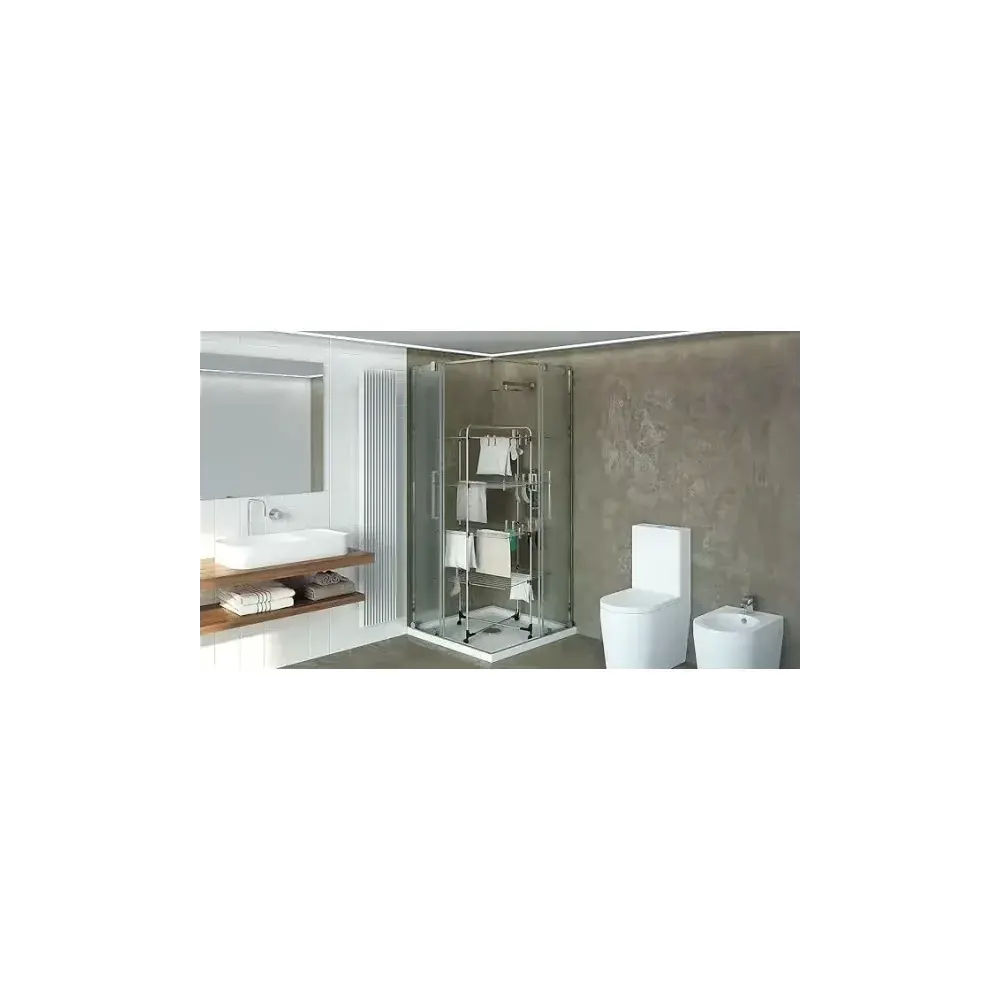 Stendibiancheria Torre Colombo ST194/4 Silver 4 Piani 40m