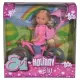 Evi Love Bambola Evi Snodata in Bici con Cagnolino per bambini da 3 a…