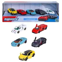 Majorette Set 5 Auto Lamborghini in metallo scala 1:64 – 5 pezzi