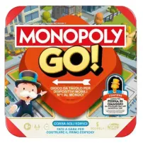 Monopoly Go Hasbro – Gioco da tavolo 15 minuti, età 8+