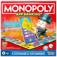 Hasbro Monopoly App Banking G1424 – 6 pedine, AR, 8+