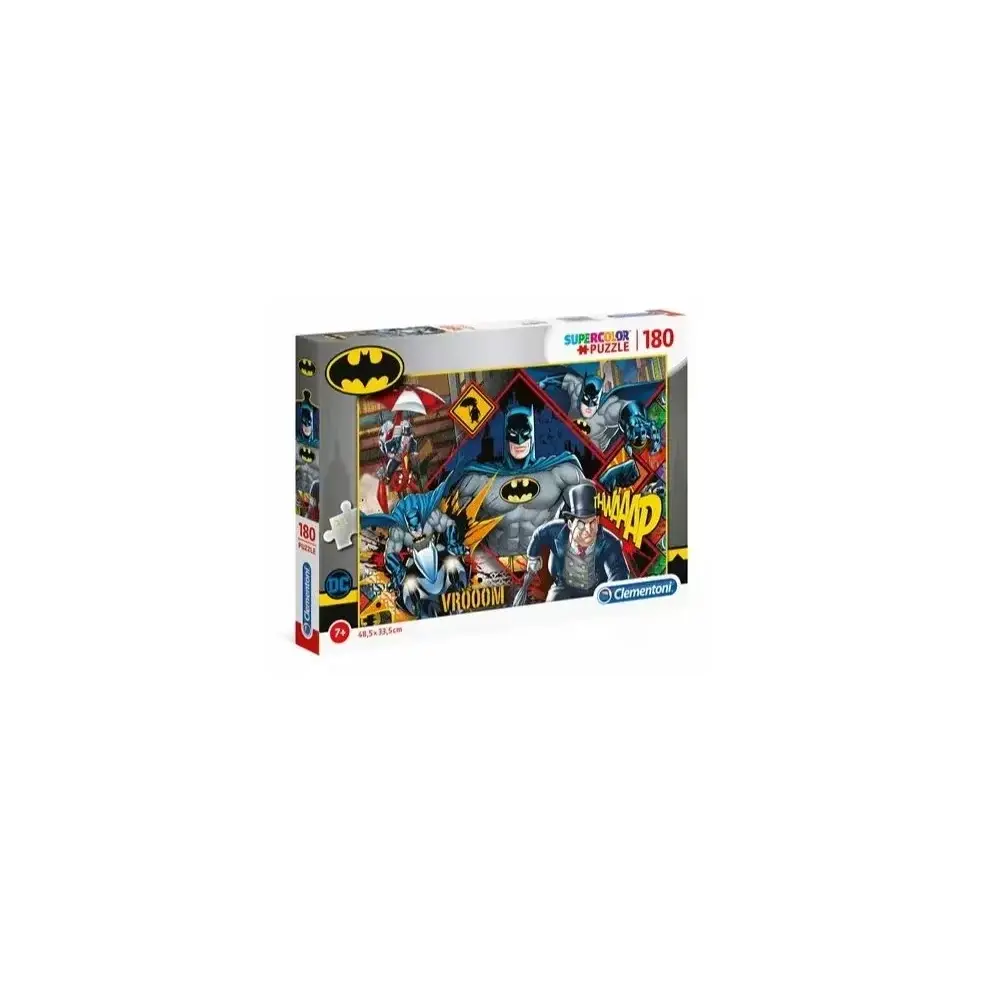 Clementoni Puzzle Batman 180 pezzi – Supercolor 48,5×33,5 cm