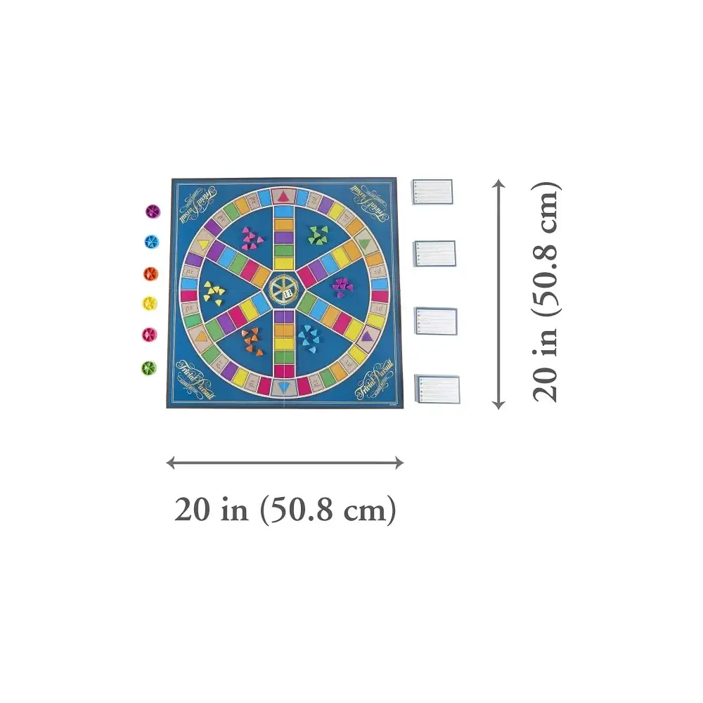 Trivial Pursuit Classic Edition Hasbro – 400 carte, 6 pedine…