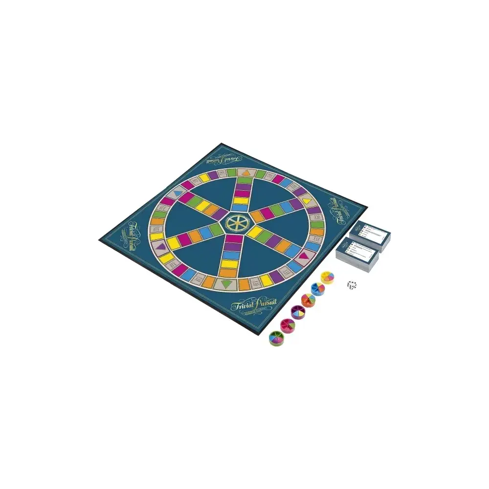 Trivial Pursuit Classic Edition Hasbro – 400 carte, 6 pedine…