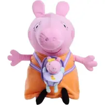 Simba Toys Peppa Pig Peluche Mamma Pig 33 cm Morbido e Sicuro 0+ mesi