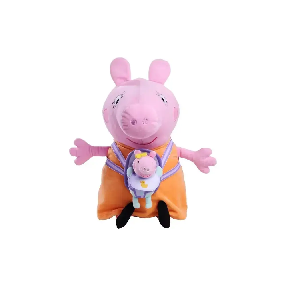 Simba Toys Peppa Pig Peluche Mamma Pig 33 cm Morbido e Sicuro 0+ mesi