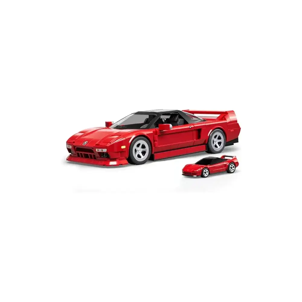 Mattel Brick Shop Hot Wheels '90 Acura NSX 876 pezzi – scala 1:16