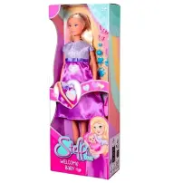 Bambola Steffi Welcome Baby 29 cm con 12 Accessori - Simba Toys