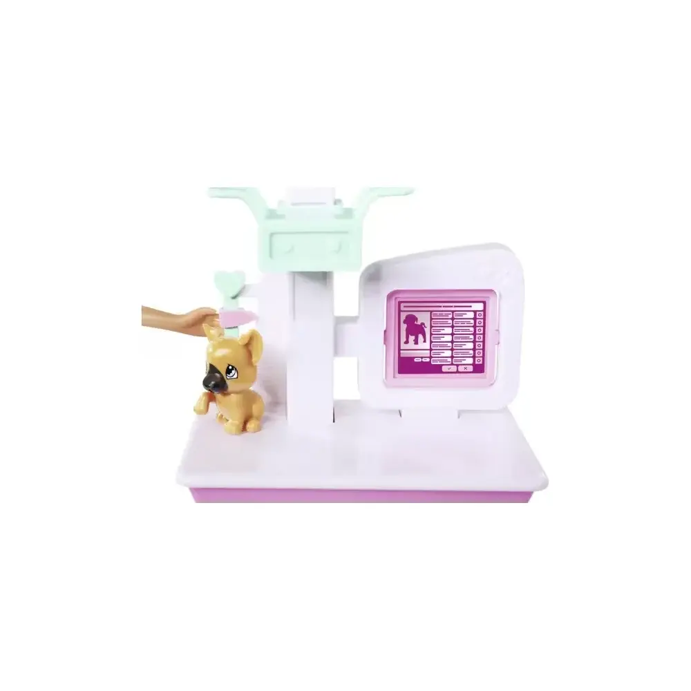 Steffi Love Bambola Veterinaria 29 cm con Tavolo e Cucciolo