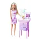 Steffi Love Bambola Veterinaria 29 cm con Tavolo e Cucciolo