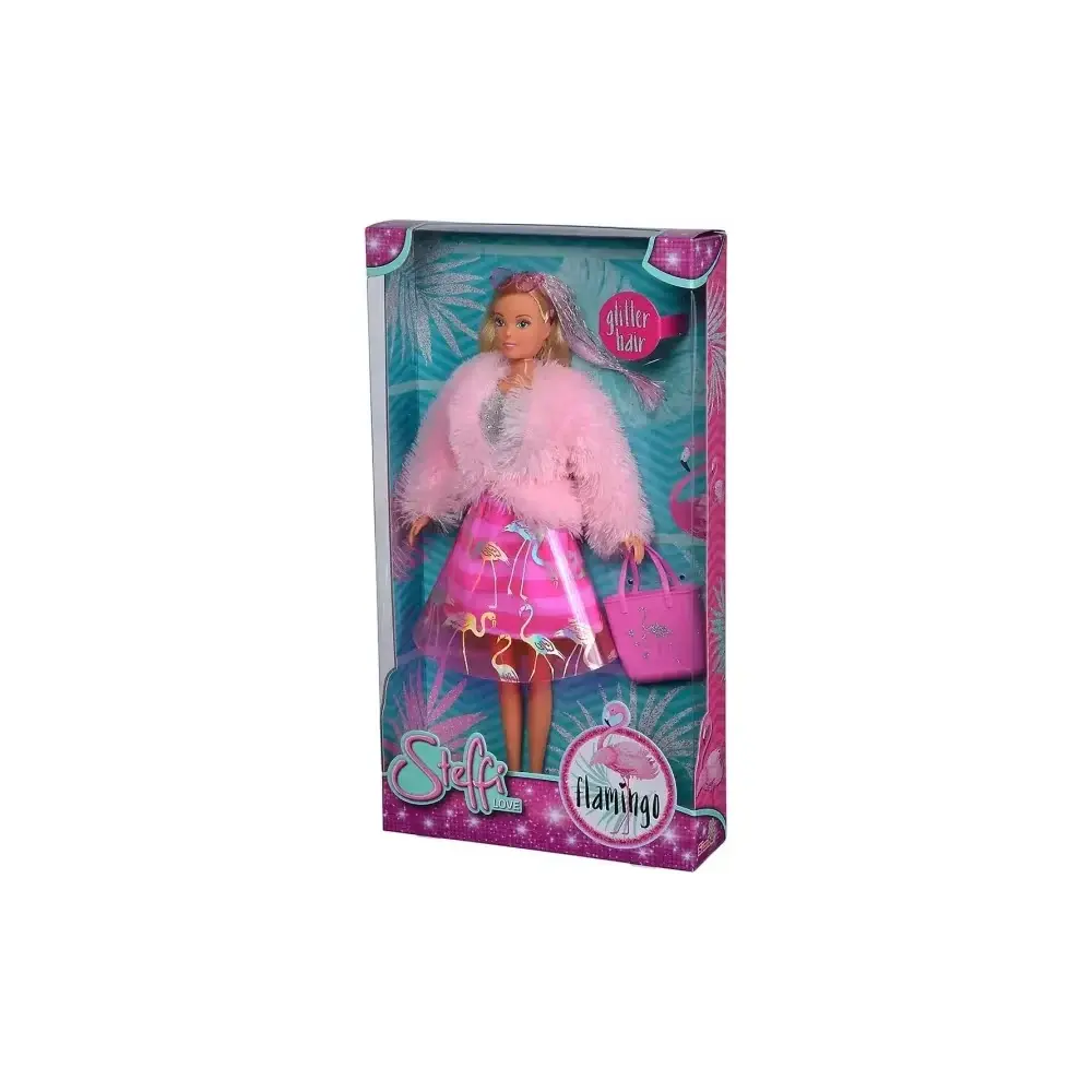 Simba Steffi Love Flamingo 29 cm con capelli glitter