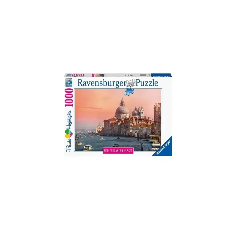 Ravensburger Puzzle 14976 1000 pezzi – Venezia, Soft-Click, 70×50 cm
