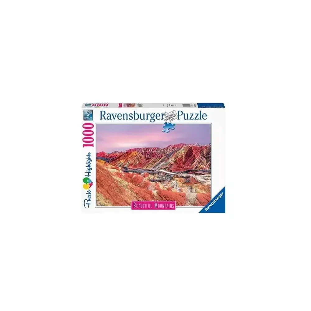 Ravensburger Puzzle 1000 pezzi Montagne Arcobaleno – 70x50 cm