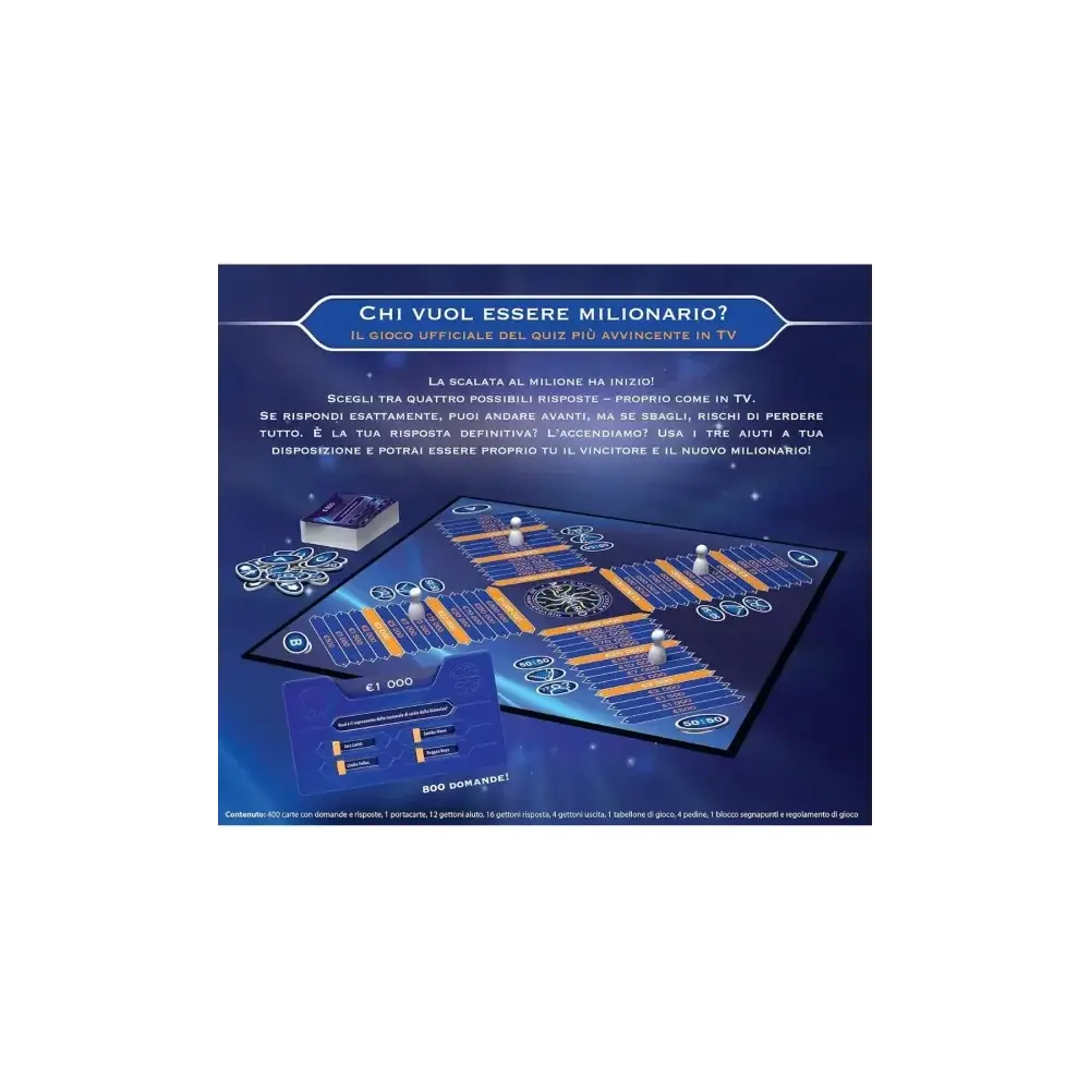 Ravensburger Chi Vuol Essere Milionario? 800 domande, 5 giocatori