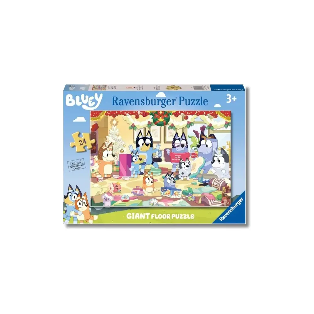 Ravensburger Puzzle Natale Bluey 24 pezzi - 70x50 cm