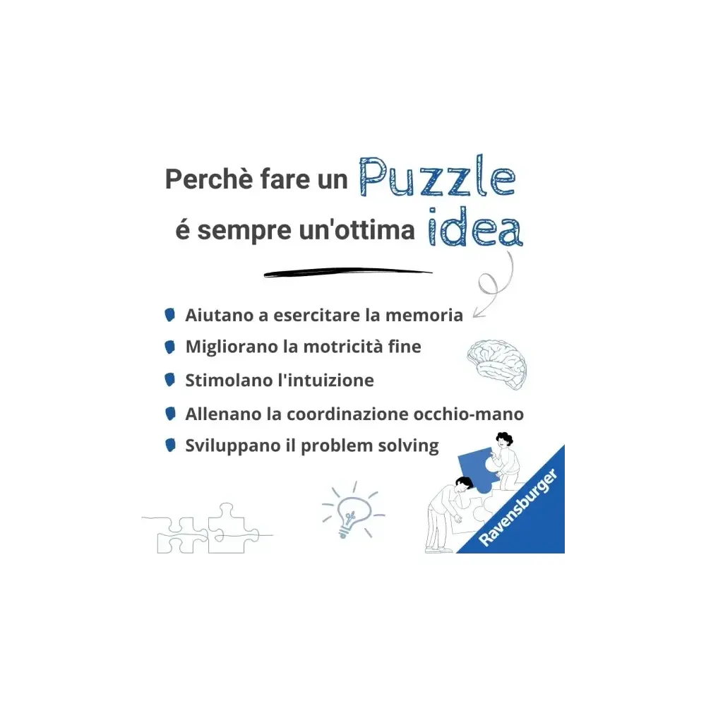 Ravensburger Puzzle Natale Bluey 24 pezzi - 70x50 cm