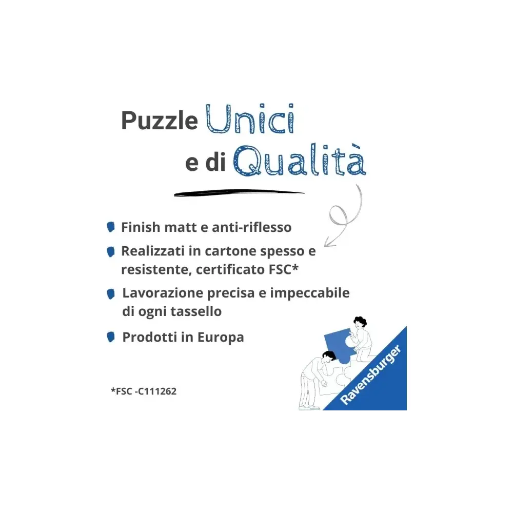 Ravensburger Puzzle Natale Bluey 24 pezzi - 70x50 cm