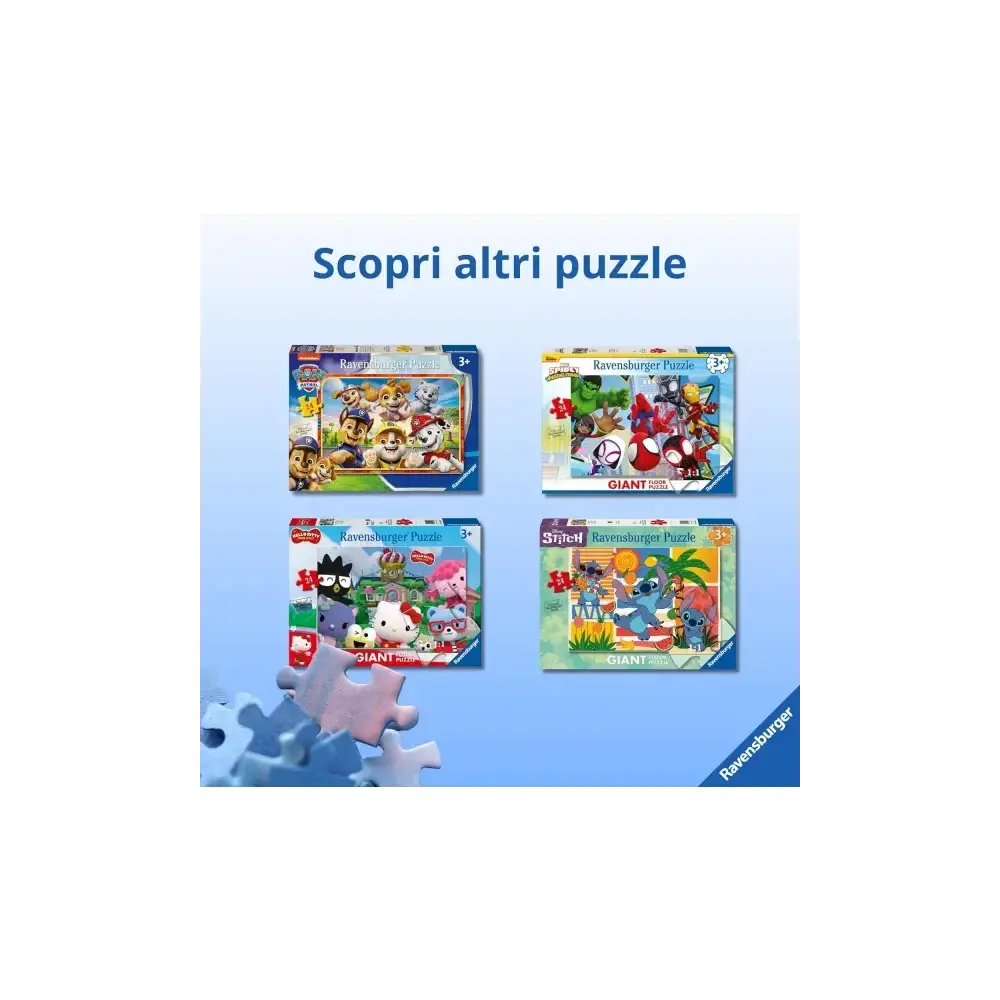 Ravensburger Puzzle Natale Bluey 24 pezzi - 70x50 cm
