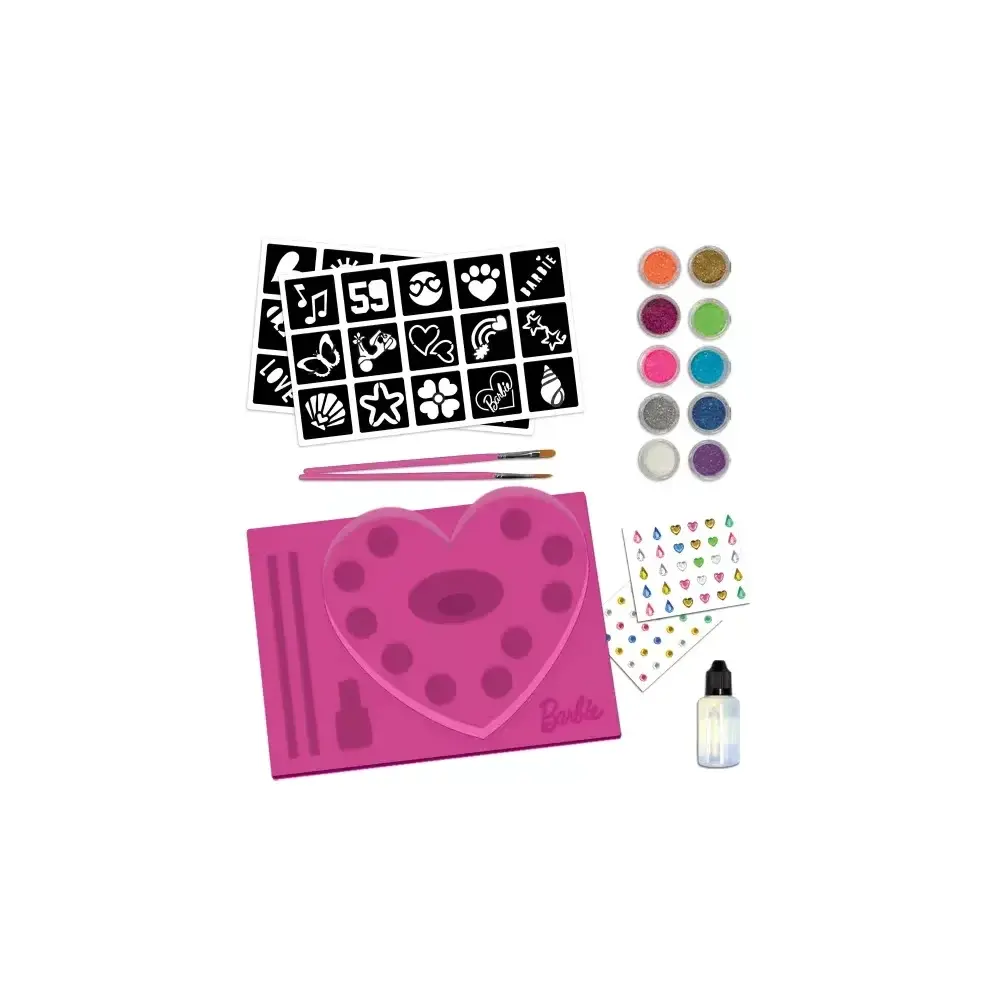Barbie, My Glitter Tattoo, Kit Creativo, Tatuaggi Bambini, Giochi…