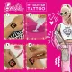 Barbie, My Glitter Tattoo, Kit Creativo, Tatuaggi Bambini, Giochi…