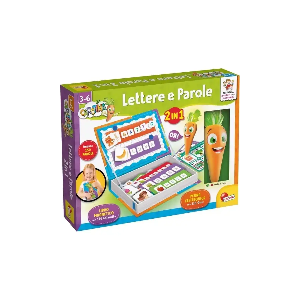 Carotina Lettere e Parole 2in1 Lisciani Giochi | Dai 4 anni