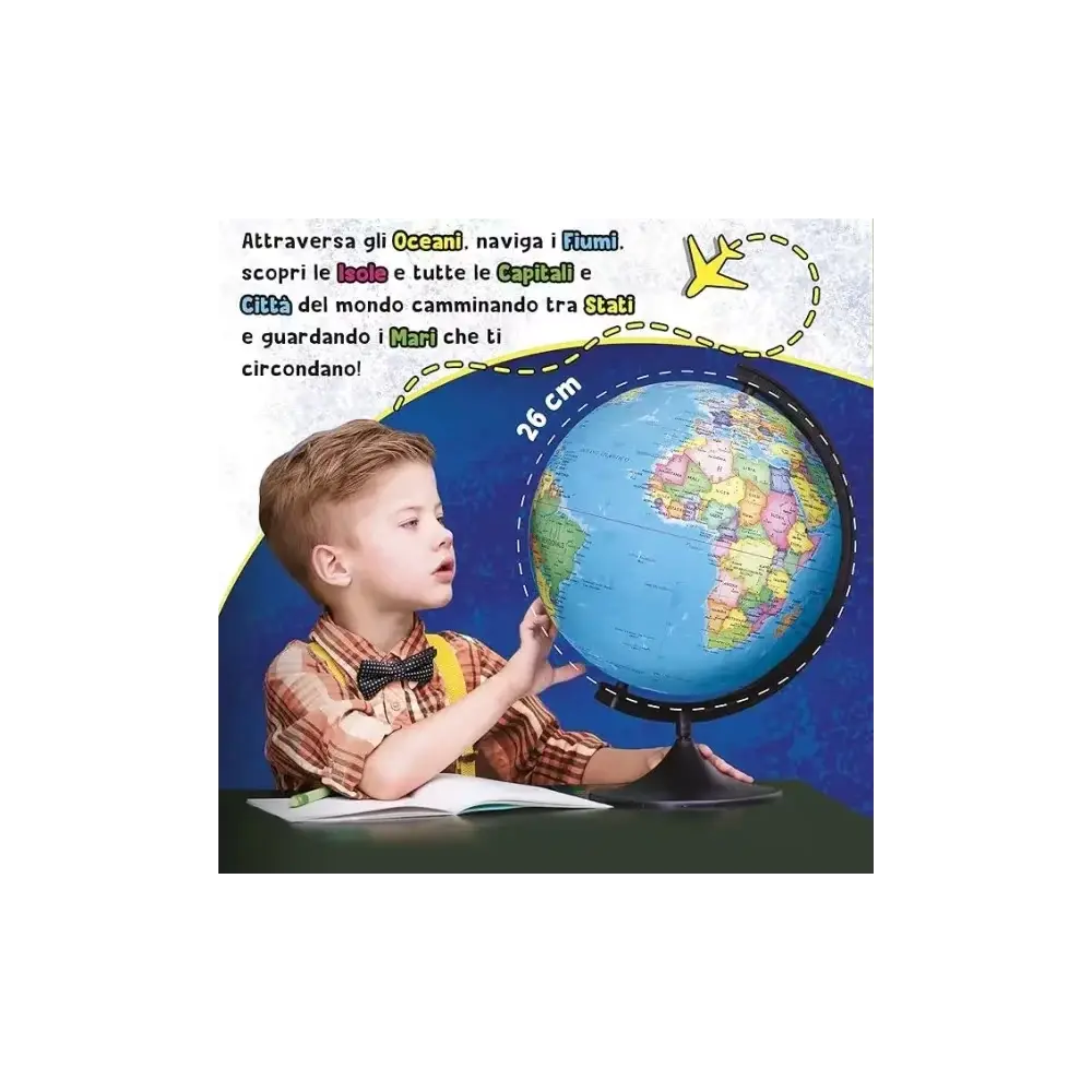 I'M A Genius Il Mio Primo Mappamondo 26 cm – Mappamondo Interattivo…