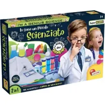 I'M Genius Sono Un Piccolo Scienziato Kit Scientifico 5+ anni