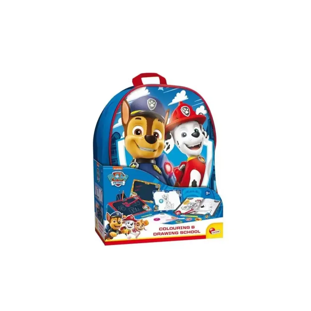 Paw Patrol Backpack Super Kit Creativo Per Disegnare, Stickers…