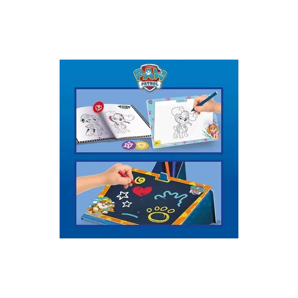 Paw Patrol Backpack Super Kit Creativo Per Disegnare, Stickers…