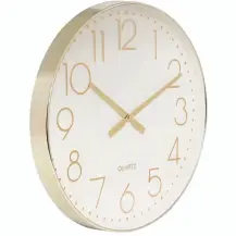 Orologio da parete Atmosphera Laure 51 cm in plastica oro