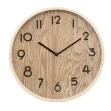 Ivana 193109 Orologio da parete MDF Beige Silenzioso