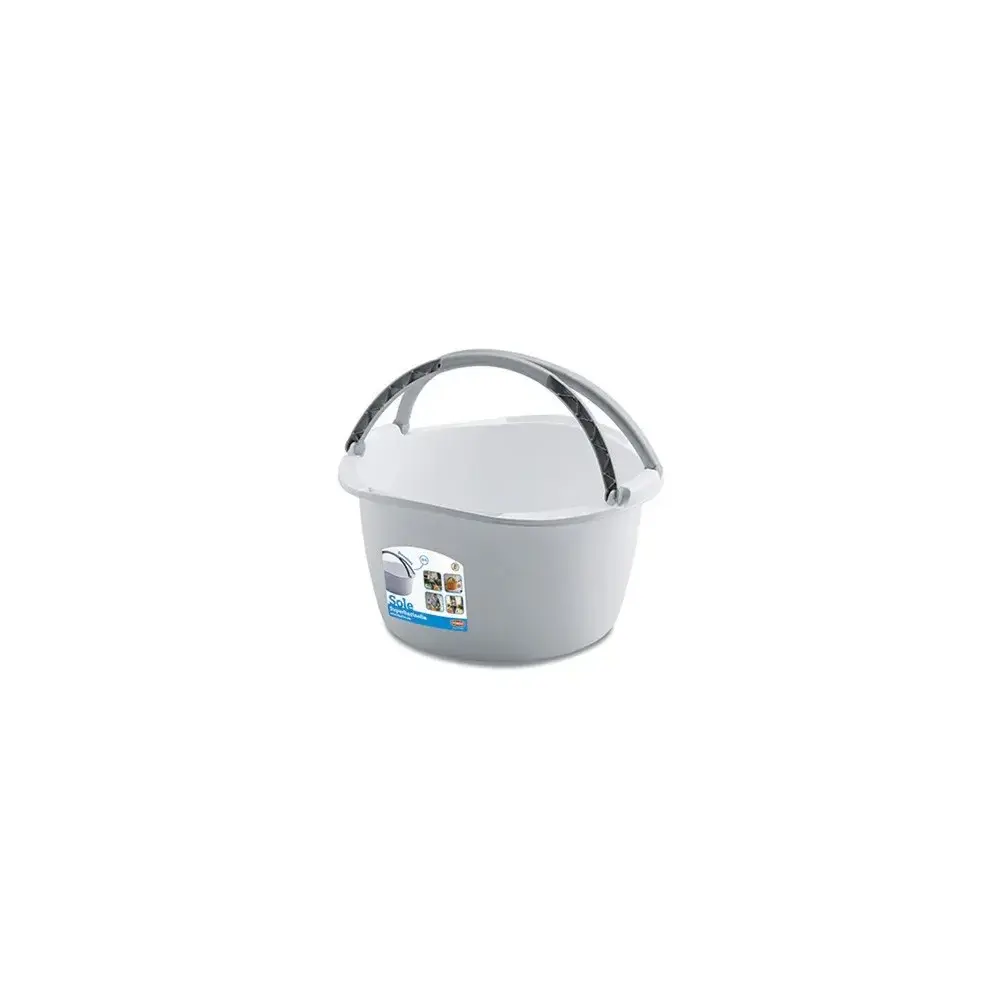 Bacinella tonda 16L con manici antiscivolo PR154Q Stefanplast PR154Q