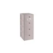 Cassettiera Elegance Slim 4C Tortora Stefanplast 30301