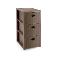Cassettiera Elegance Slim 3C Tortora – Design compatto Stefanplast 30252