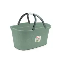 Cesta Domus 35 Litri Verde con Manici Stefanplast 91202