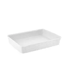 Cestino Elegance 30950/5 grande in midollino – 35,5x26x6 cm Stefanplast 3095/6