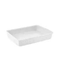 Cestino Elegance 30950/5 grande in midollino – 35,5x26x6 cm Stefanplast 3095/6