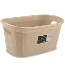 Cesta Portabiancheria Elegance Cashmere 60x40x11 cm Stefanplast 30234