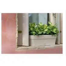 Ethica Balconetta Gesso 50 cm – Vaso riciclato Stefanplast 68250