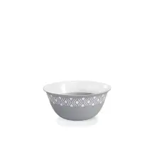 Tosca 23cm bianco/grigio – ciotola di design Stefanplast 55052