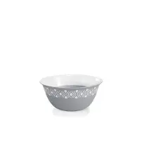 Ciotola Tosca 29cm in bianco/grigio Stefanplast 55102